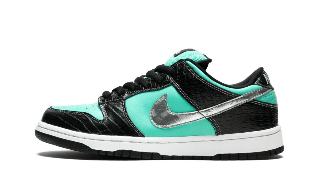 Skate Court Low Diamond Supply Co. Aqua Blue