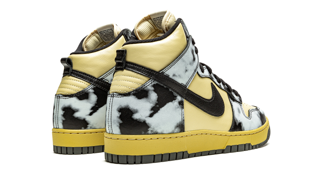 Court High Black Acid Wash