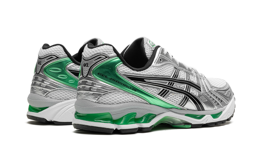 Gel Run 14 White/Malachite Green