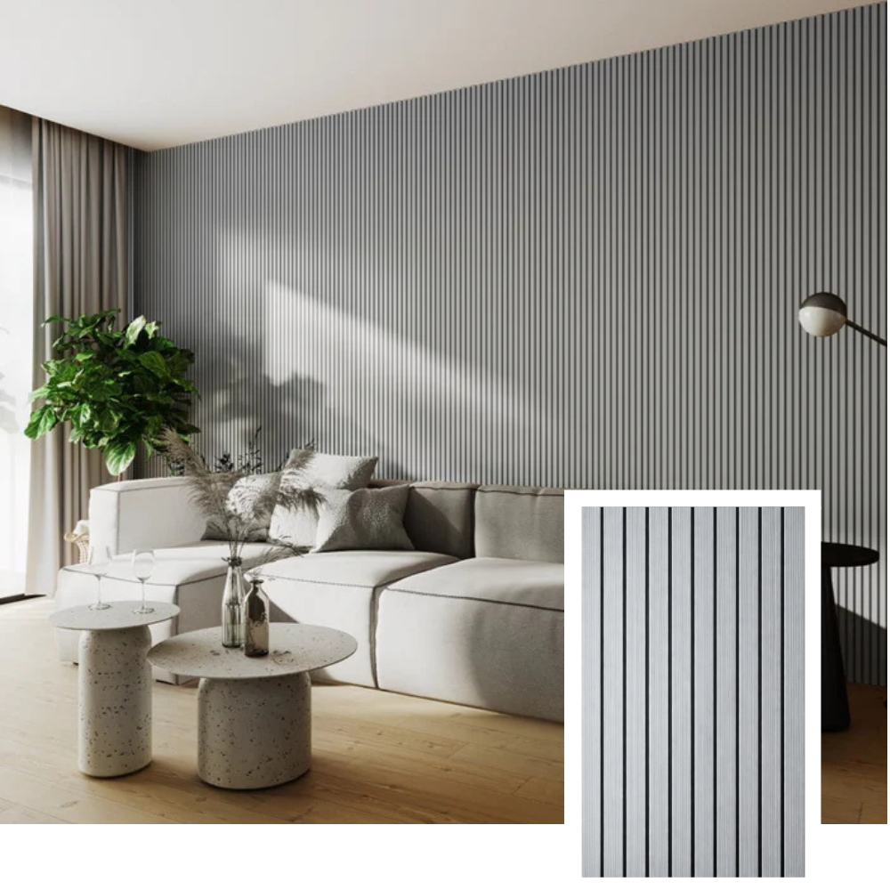 HEMVI™ Premium Akustikpanel — Naturlig Ek