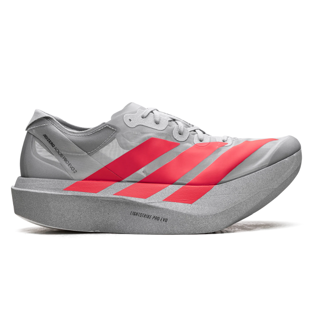 Adizero Adios Pro EVO 2"Silver Metallic/Lucid Red/Grey Two"