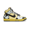 Court High Black Acid Wash
