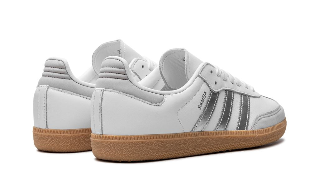 Terrace Low White Silver Metallic Grey
