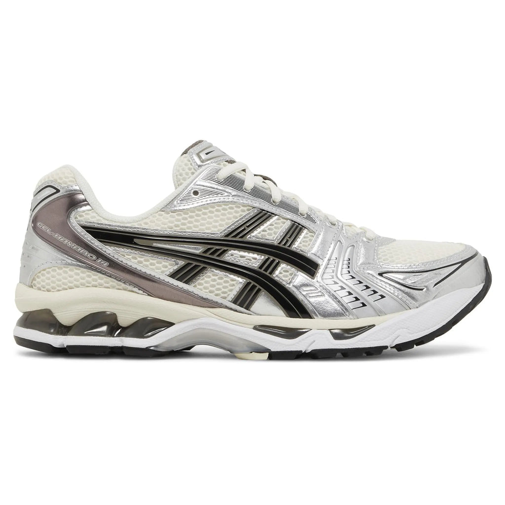 Gel Run 14 Cream Black Metallic Plum