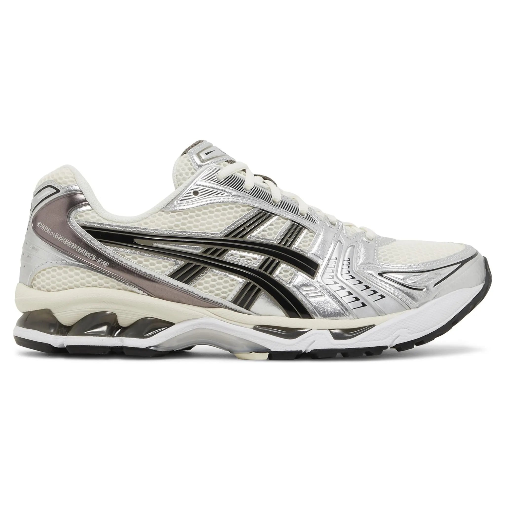 Gel Run 14 Cream Black Metallic Plum