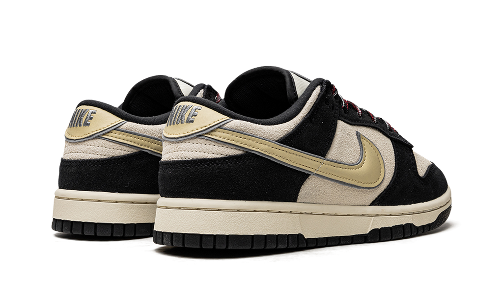 Court Low LX Black Suede Classic Team Gold
