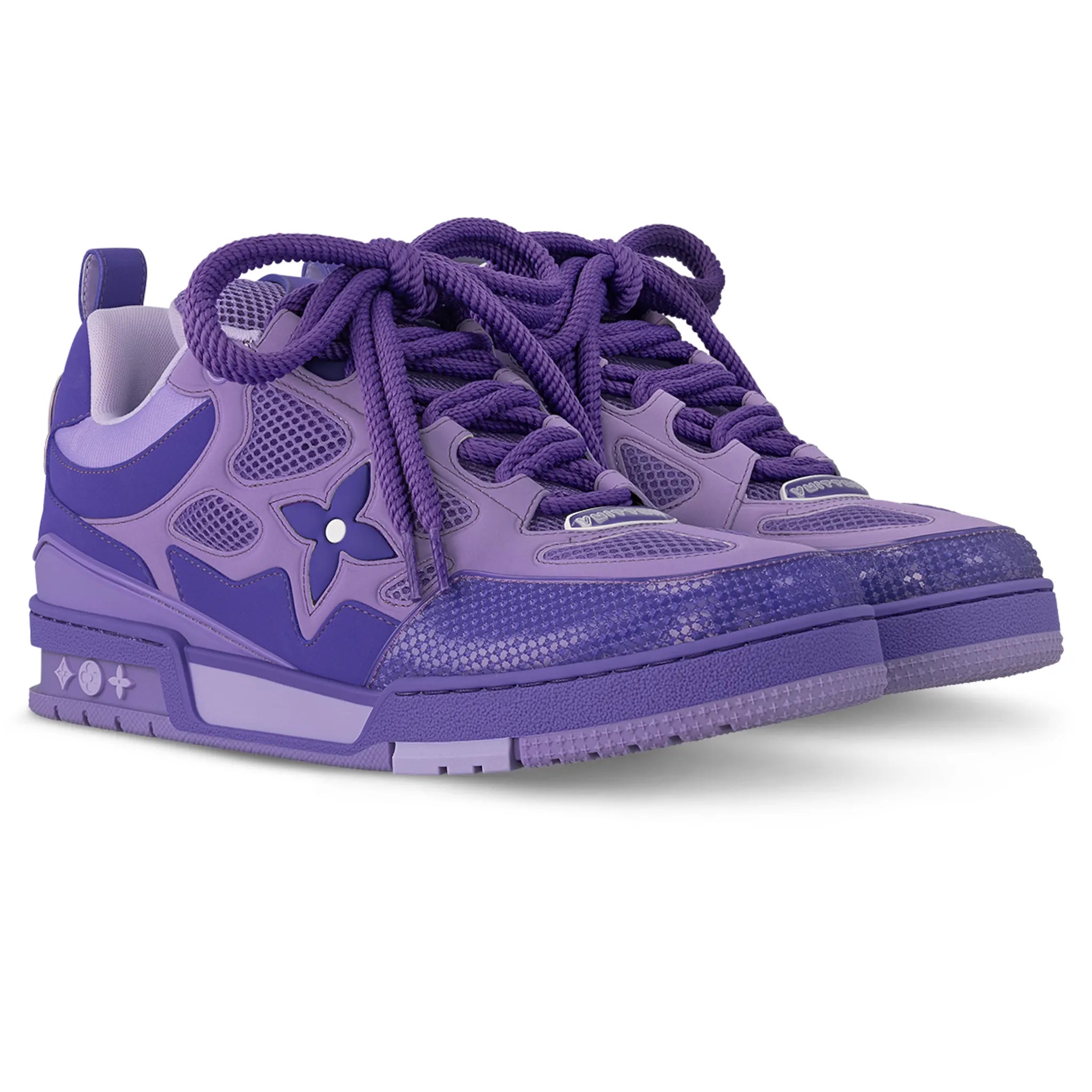 Skate Monogram Trainer Purple Sneaker