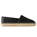 Starboard Leather Black Espadrilles