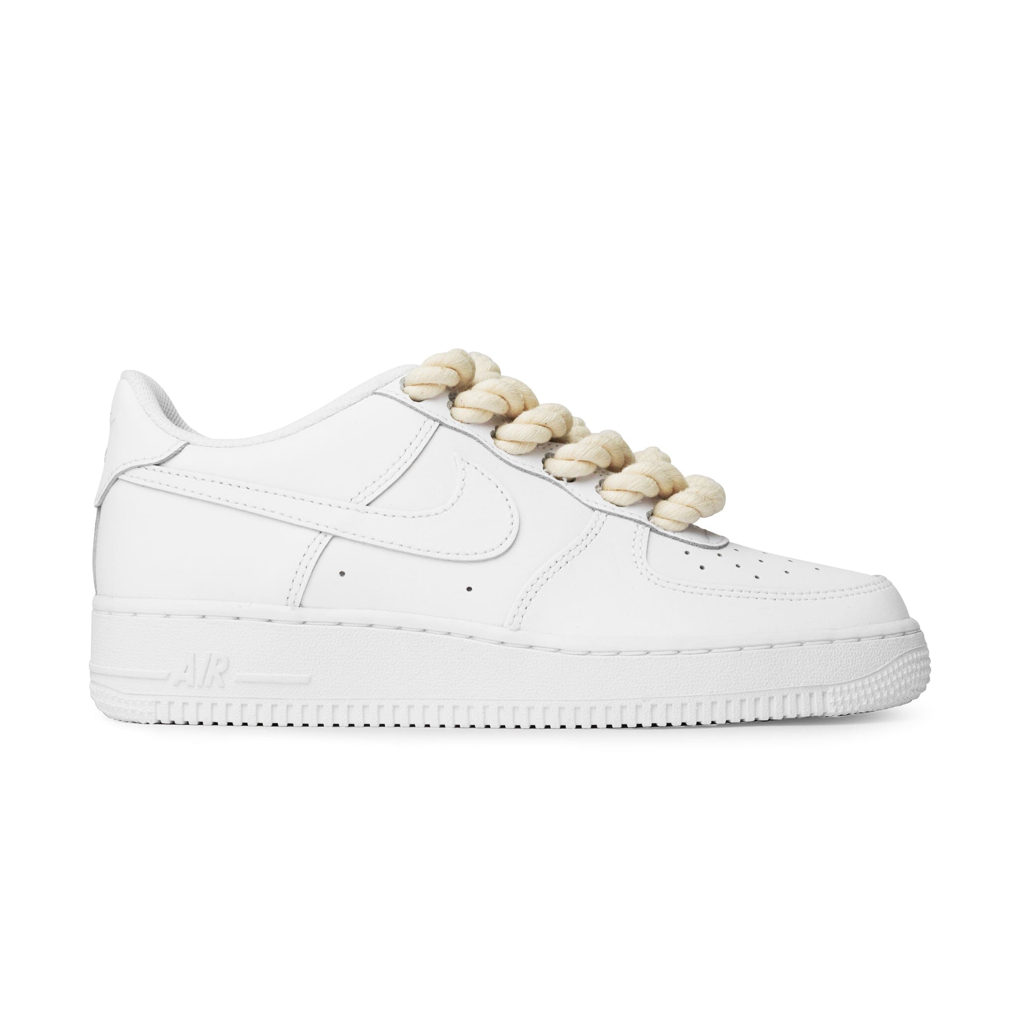 Classic Court 1 Low Rope Lace White Cream (GS)
