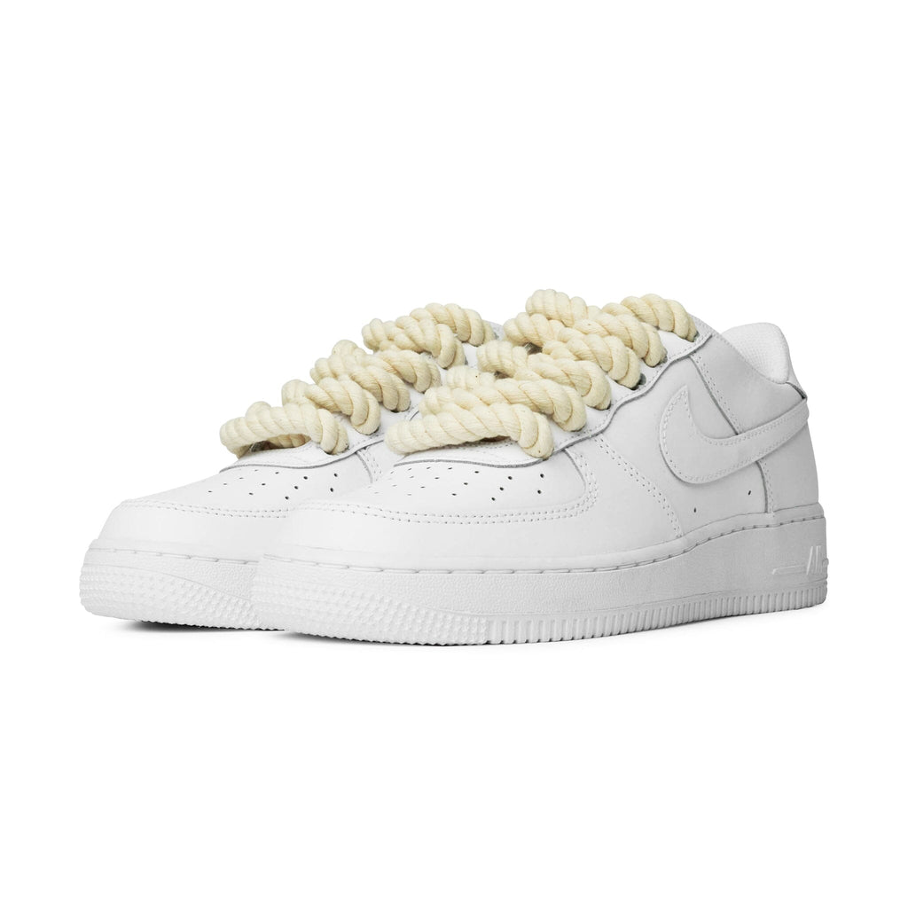 Classic Court 1 Low Rope Lace White Cream (GS)