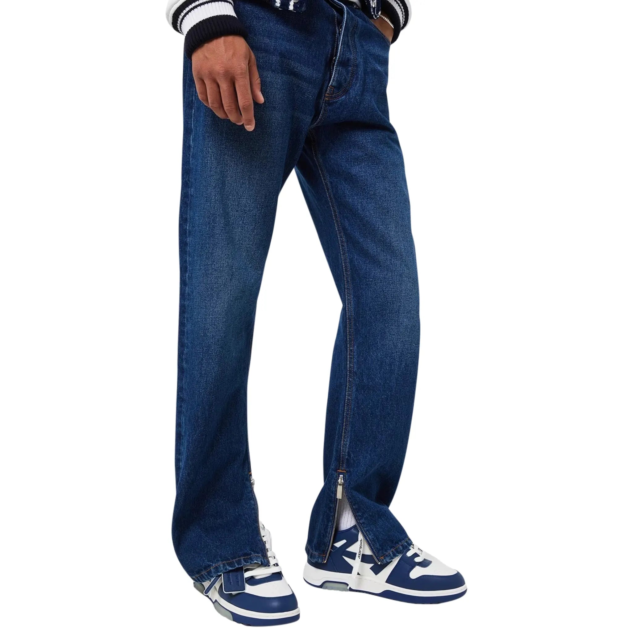 Out Of Office Navy Blue White Sneakers