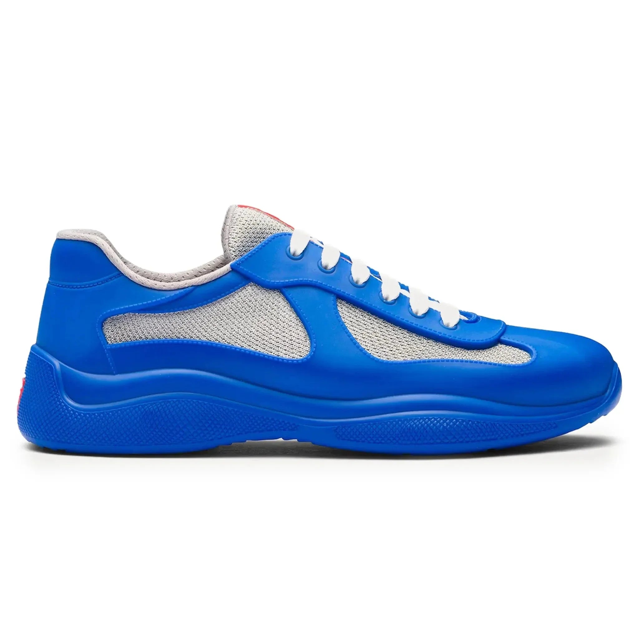 Americas Cup Soft Rubber And Bike Fabric Sapphire Blue Sneaker