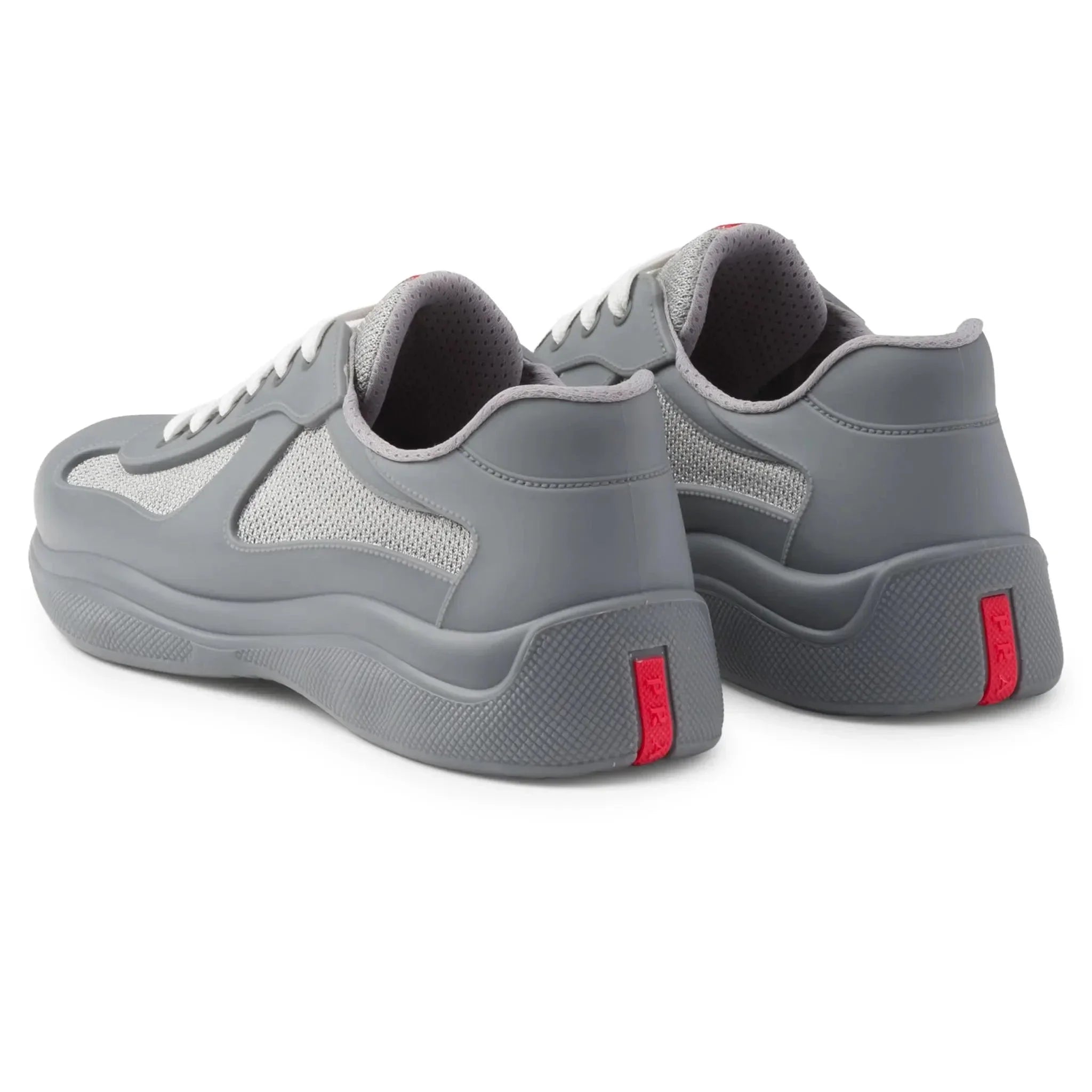 Americas Cup Soft Rubber And Bike Fabric Steel Grey Sneaker