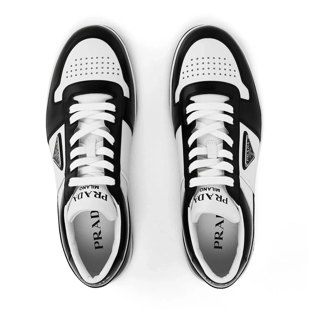 Downtown Leather Low Top White Black Sneaker