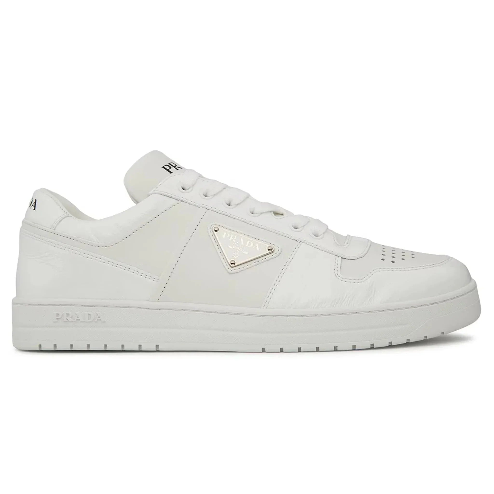 Downtown Leather Low Top White Sneaker