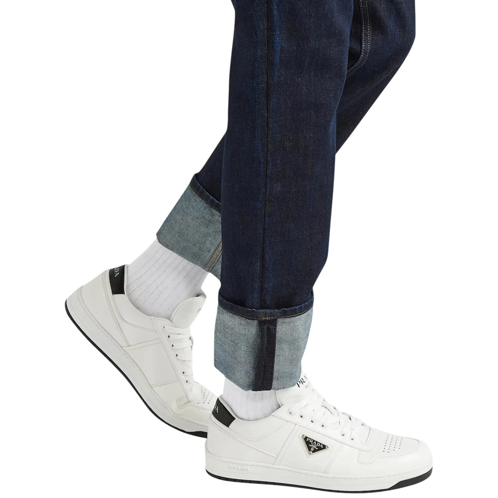 Downtown Triangle Logo White Black Sneaker