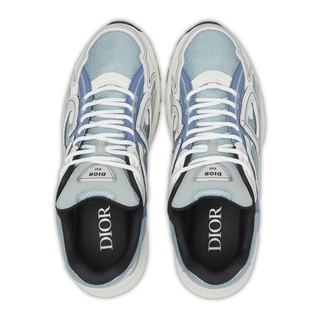 Preloved - D30 Mesh Light Blue Grey Trainer