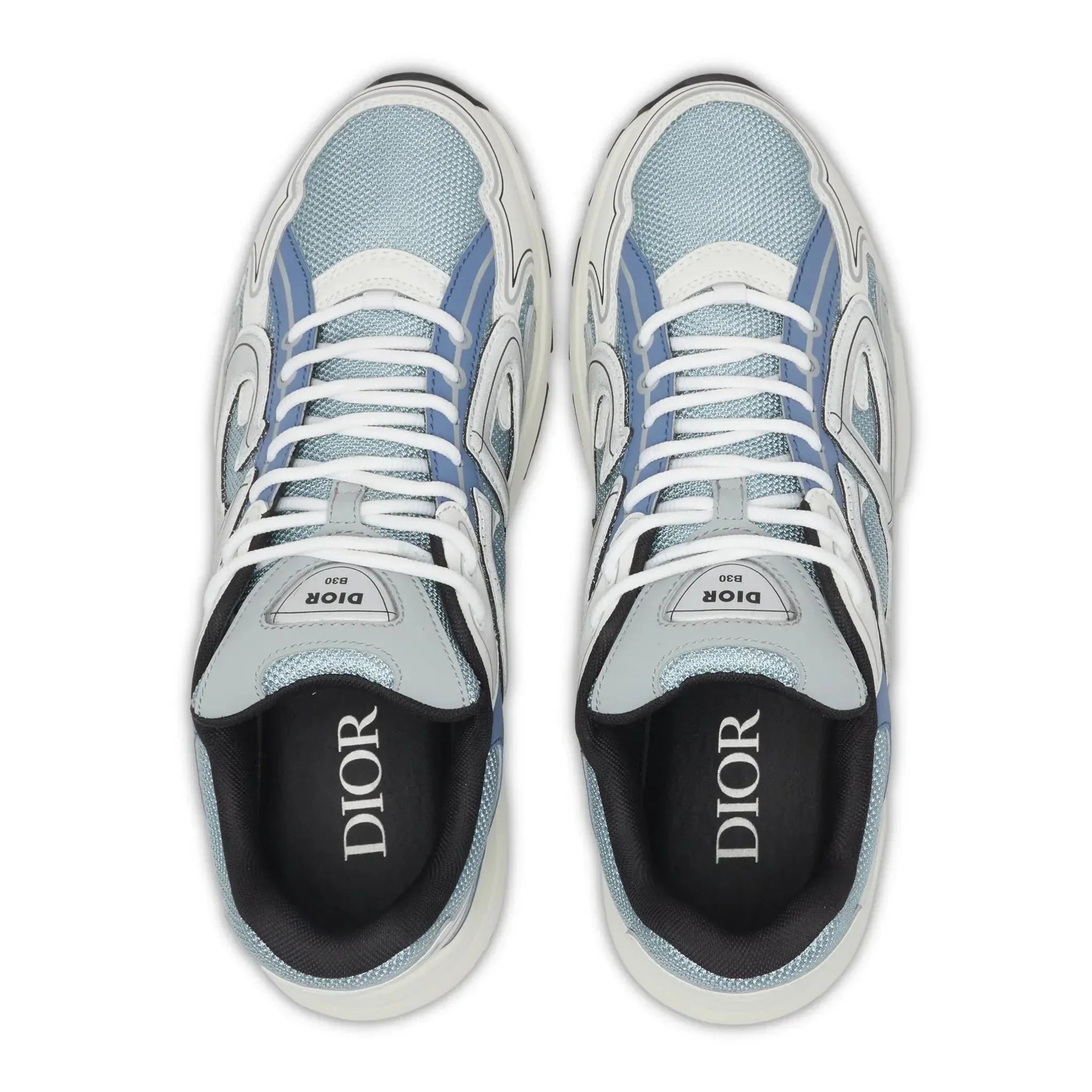 Preloved - D30 Mesh Light Blue Grey Trainer