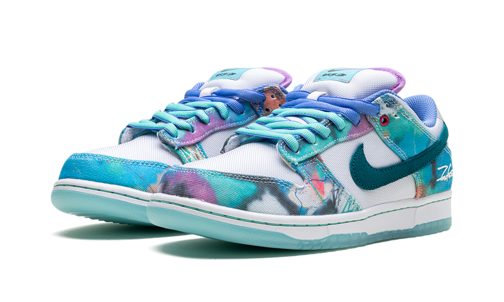 Skate Court Low Futura Laboratories Bleached Aqua